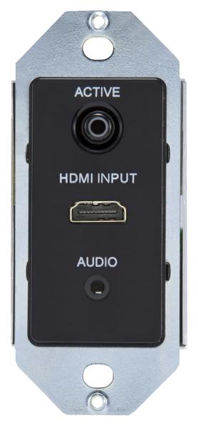 модуль UPX-HDMI+A-DE-B Wallplate Transmitter, HDMI Pass-Thru, Decora Style, чёрный