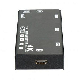 Сплиттер 1 x 4 HDMI с поддержкой 4k видео