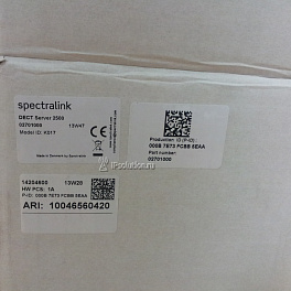 Spectralink DECT Server 2500, контроллер системы (EU version, 30 users, CPU Card w/o Link, power supply)