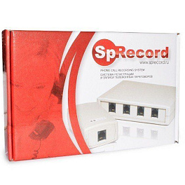 SpRecord AT4 - cистема записи для 4 аналоговых линий с автоответчиком, поддержкой автосекретаря и автообзвона