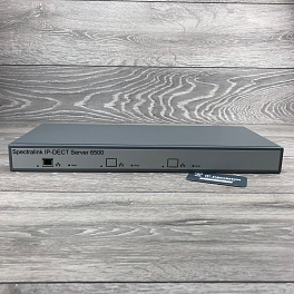Spectralink IP-DECT Server 6500, контроллер системы (1U Rack, EU version, 30 users, power supply)