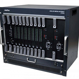 AddPac ADD-AP5800 шасси для установки 8 модулей MGSA, 60% блокируемая коммутация, 2x10/100/1000T, предустановлено: 1 процессорный модуль, 1 блок питания