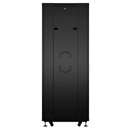 Cabeus SH-05C-12U60/60-BK, шкаф монтажный телекоммуникационный 19" 12U 600x600x730mm (ШхГхВ), цвет черный (RAL 9004)