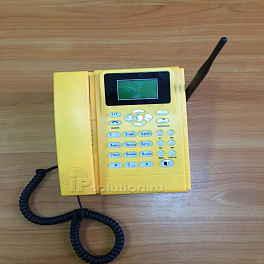 Kammunica GSM-Phone, стационарный GSM телефон (желтый цвет)