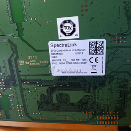 Spectralink CPU Card without Link Option, карта процессора для Spectralink 2500/8000 без использования LINK подключения