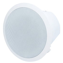 2N IP Speaker Ceiling - IP-громкоговоритель, белый корпус, 8Вт PoE / 14Вт 12В, потолочный монтаж