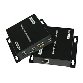 Ретранслятор HDMI сигнала через TCP/IP RJ45 (4 порта, комплект)