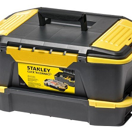 Stanley STST1-71962 - Комплект из ящика для инструмента и органайзера CLICK & CONNECT