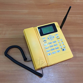 Kammunica GSM-Phone, стационарный GSM телефон (желтый цвет)