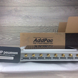 AddPac AP-GS708W - VoIP-GSM шлюз, 8 GSM каналов (8 sim карт), SIP & H.323, смена IMEI, CallBack, SMS