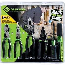 Greenlee GT-31400 — универсальный набор профессионального ручного инструмента, 6 предметов
