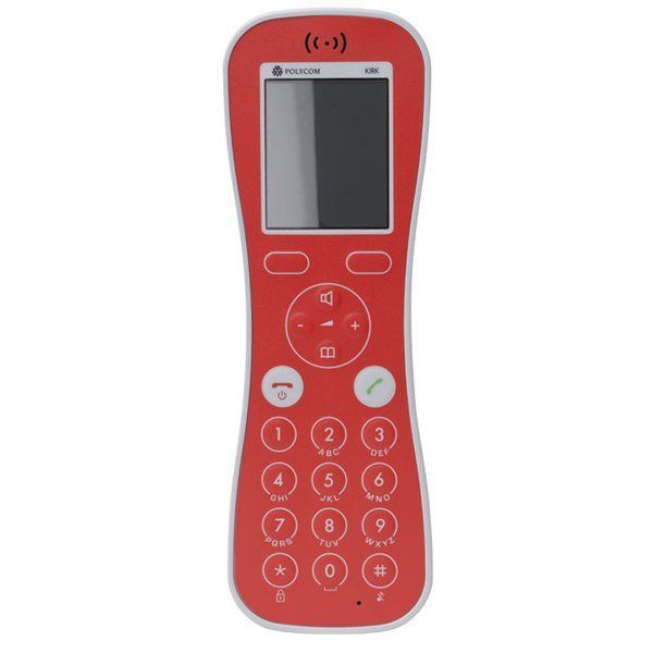 KIRK Butterfly, беспроводная трубка DECT в комплекте с батареей. Цвет красный