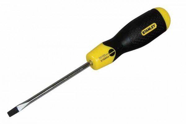 Stanley 0-64-922 - ОТВЕРТКА "CUSHION GRIP" ПОД ПРЯМОЙ ШЛИЦ 10 Х 200ММ