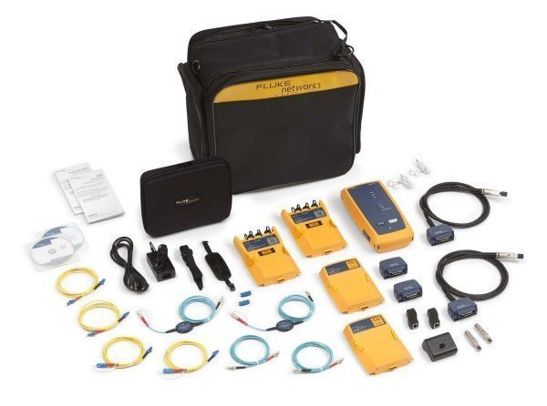 Fluke Networks DSX-CFP-Q-ADD-R - набор из двух модулей DSX для сертификации СКС (медь), двух модулей оптического тестера MM/SM и удаленного блока платформы Versiv