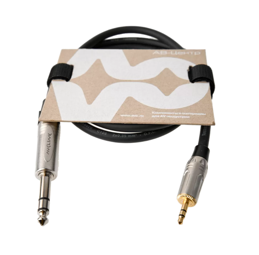 Avclink кабель аудио JACK 1/8 стерео - JACK 1/4 стерео, 6,0 м. Avclink кабель аудио JACK 1/8 стерео - JACK 1/4 стерео, 6,0 м.