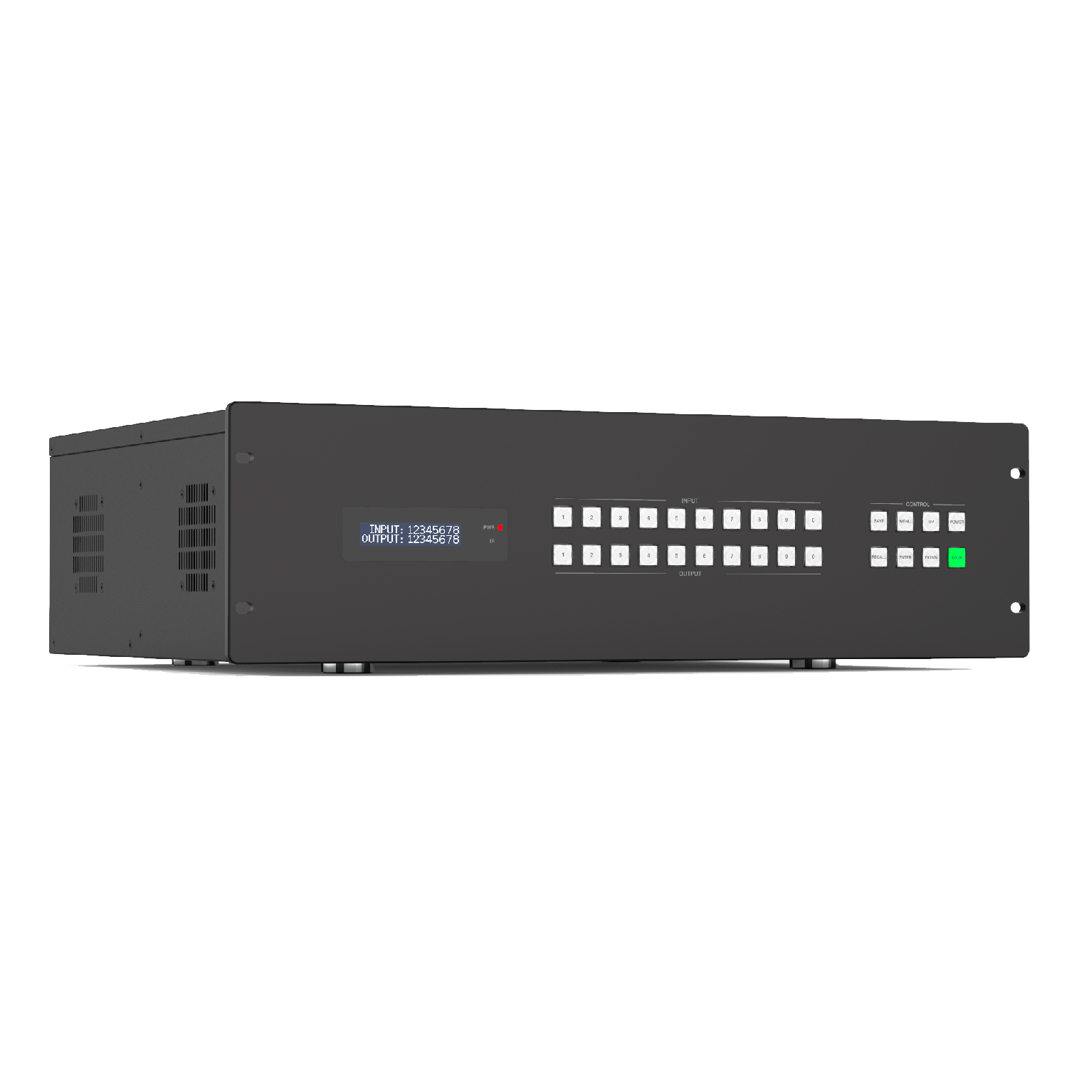 Prestel SSM-1616CVW, шасси матричного коммутатора 16х16