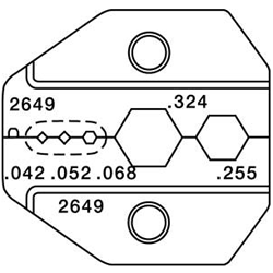 Матрица для 1300/8000 HDTV BNC/TNC CATV "F" True 75-ohm: RG59 RG6 Belden 8281 & 1694A