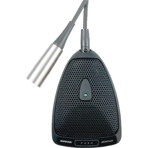 Конденсаторный микрофон граничного слоя (поверхностный) с возможностью поверхностного монтажа, суперкардиоида, LED индикатор, кнопка вкл./выкл., кабель с разъемом XLR, цвет черный.