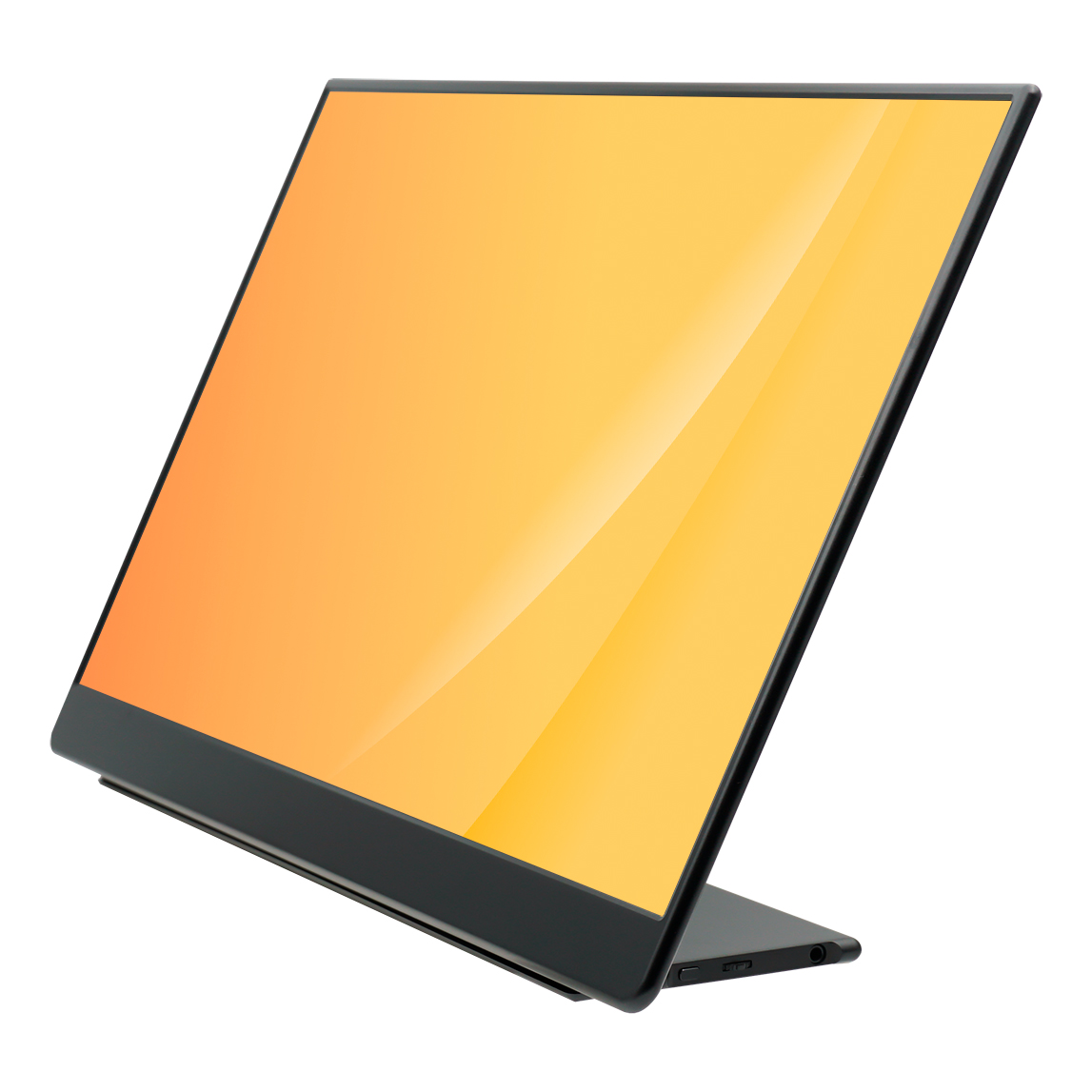 Prestel MC-29, портативный настольный ЖК-монитор 17,3" черный/серебристый