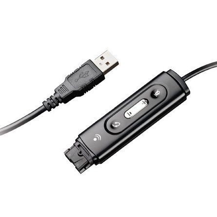 Plantronics DA45, USB адаптер телефонной гарнитуры для подключения к компьютеру