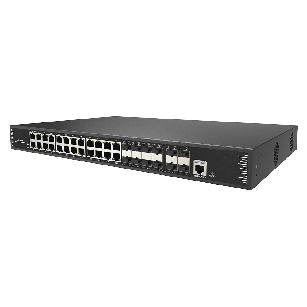 Prestel NS3-24C1-8F1-600P-4F10, poe l3 коммутатор