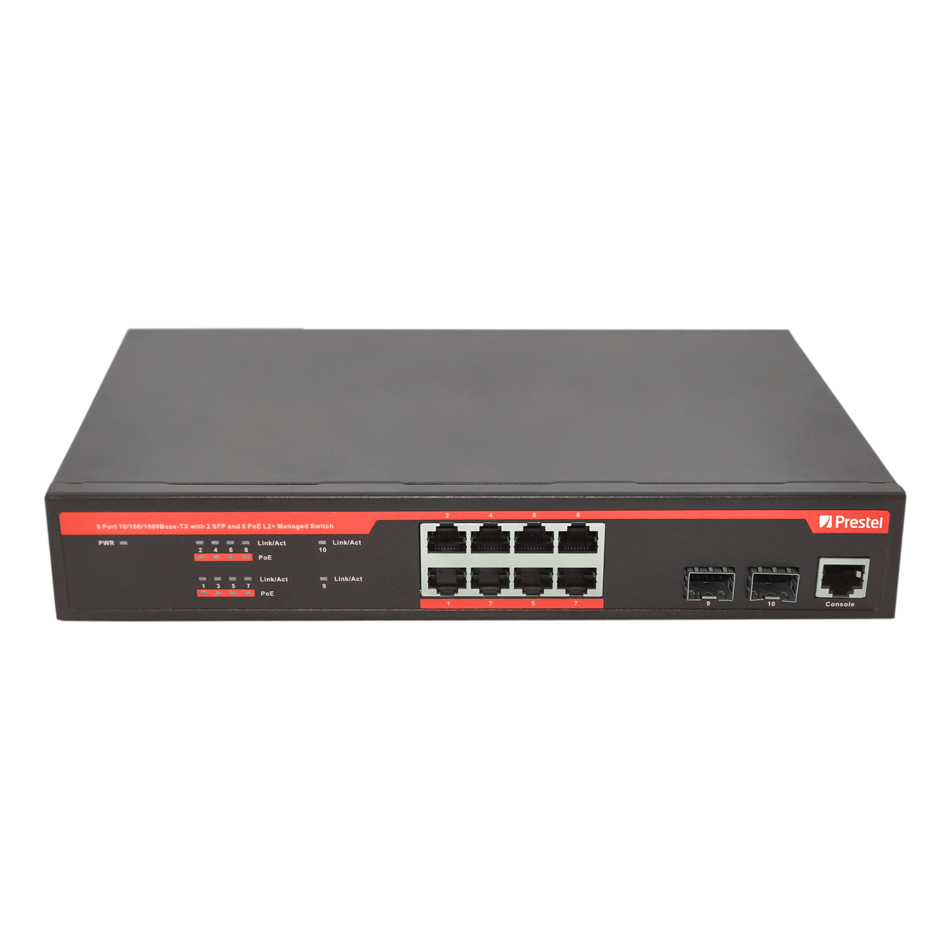 Prestel NS2-8C1-270P-2F1, сетевой коммутатор