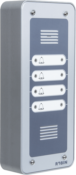 Robin Compact SIP домофон (4 клавиши,  для наружного монтажа)