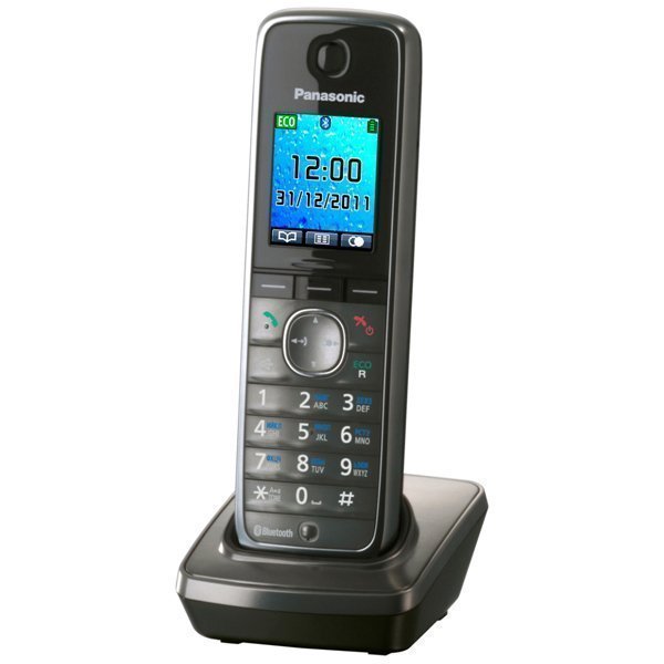 Panasonic KX-TGA860RUM, дополнительная трубка к DECT-телефонам (серый металлик)