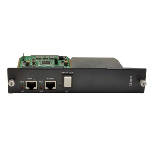 AddPac AP-GS-2E1, интерфейсный VoIP-GSM модуль 2xE1/T1 (2xRJ45) для базового шасси ADD-AP-GS5000