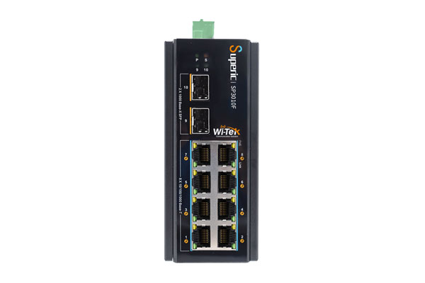 WI-TEK Superic SP3010F-BT, промышленный poe-коммутатор