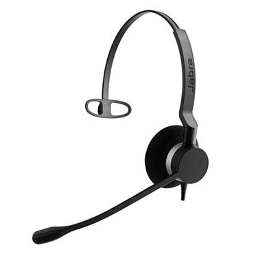 Jabra BIZ 2300 QD Mono (2303-820-104), профессиональная телефонная гарнитура для контакт и call-центров