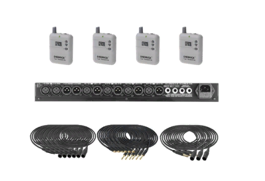 SPBAUDIO T-4, комплект синхронного перевода на 4 языка