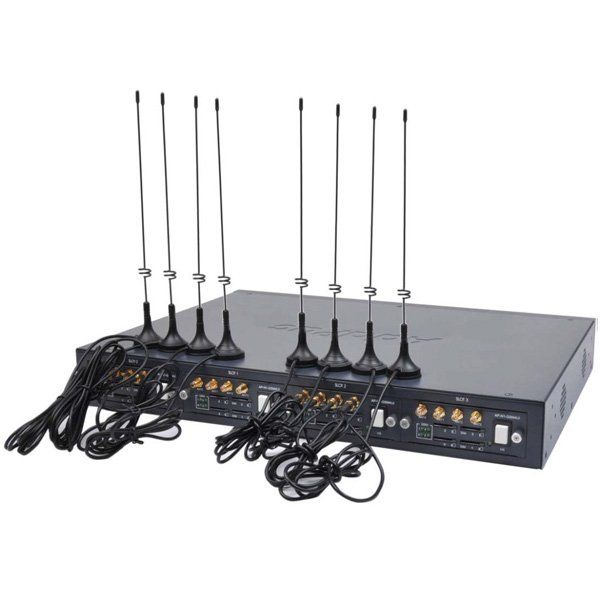 Addpac AP-GS2500, базовое шасси многоканального модульного VoIP-GSM шлюза
