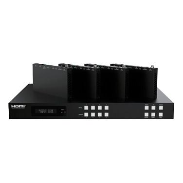 Prestel MHT-44R150, матричный коммутатор hdmi с приемниками hdbaset