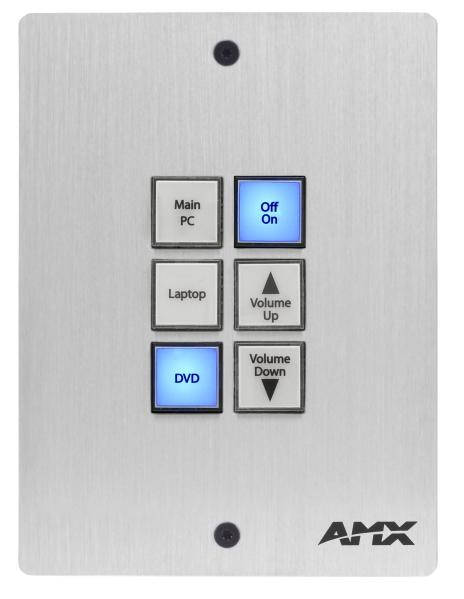 Кнопочная панель управления CP-3006-WH Novara 6 button control pad, white, includes power supply