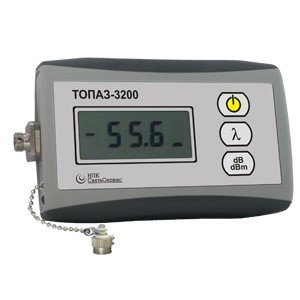 ТОПАЗ-3220 — измеритель оптической мощности (850, 1310, 1490, 1550, 1625 нм / -45..+20 дБм)