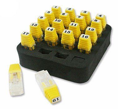 Softing (Psiber) RK200 - набор из 19 шт. удаленных номерных идентификаторов с разъемом RJ-45 для CM400 и CM450