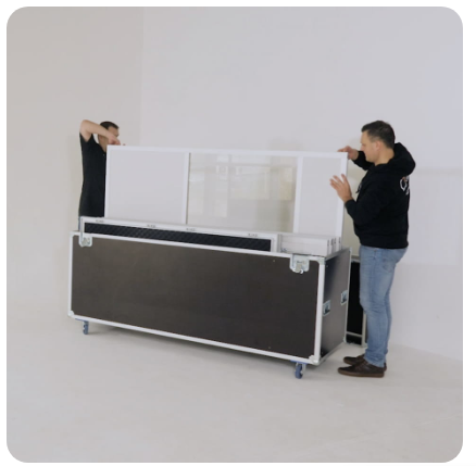 SPBAUDIO C-9000, кофр для транспортировки и хранения кабин переводчиков EUROCAB