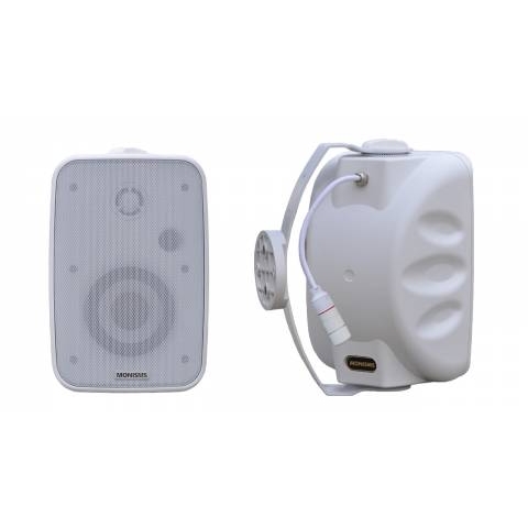 Monisms MNS-4A11OWS-1P, настенный громкоговоритель 4" с Dante и PoE