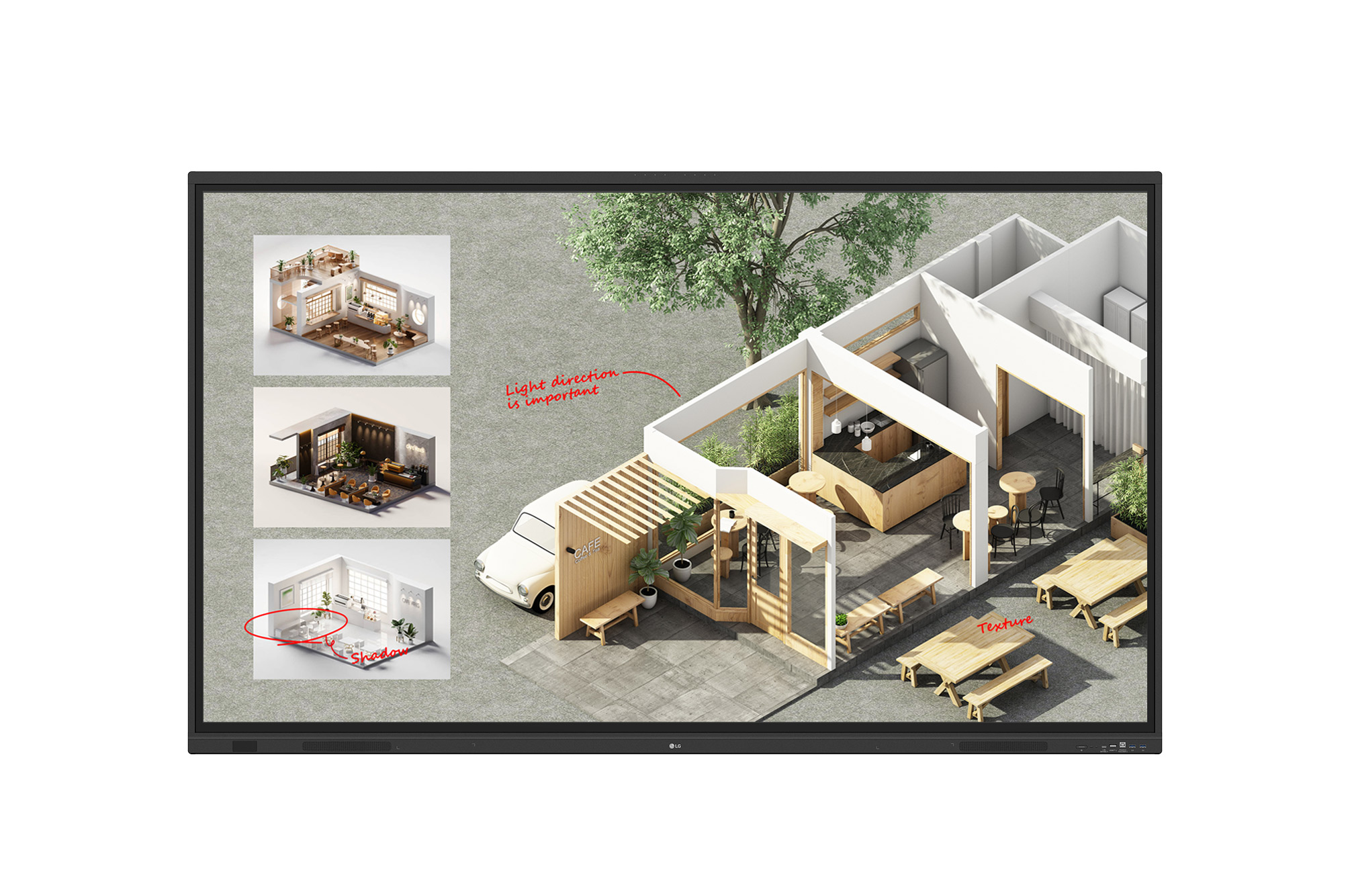 LG 86TR3DQ-B, информационный дисплей 86"