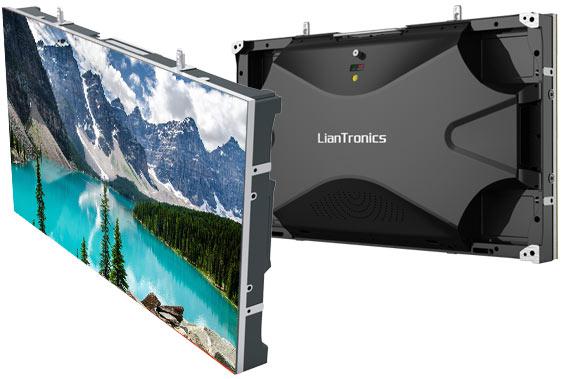 Светодиодный экран, внутреннее применение, малый шаг пикселя 2,5 мм, фронтальный доступ, размер панели 650x365x88 мм