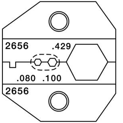 Матрица для 1300/8000 N-type: RG8 RG11 RG213