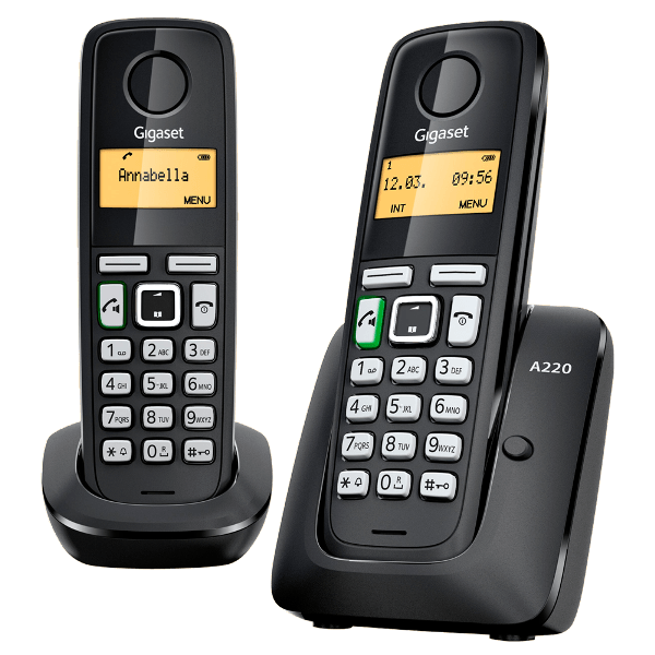 Gigaset A220 DUO RUS, Dect телефон (две трубки)