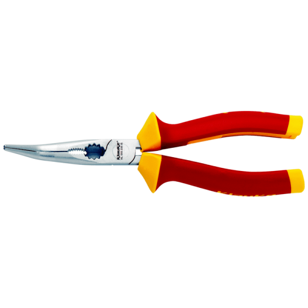 KLAUKE KL055205IS - Длинногубцы угловые до 1000В, 205 мм