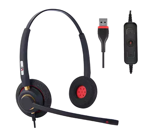 VoiceXpert VXH-500DM-S, проводная USB-гарнитура