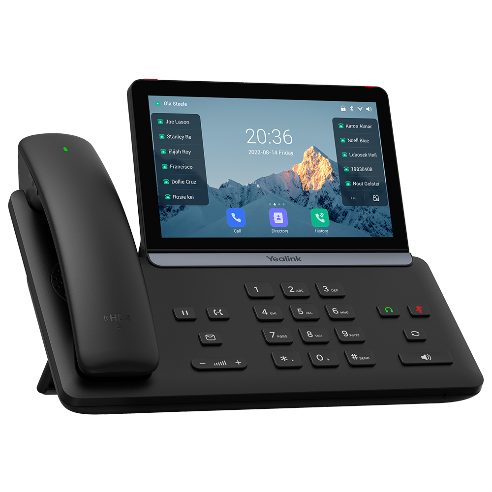 Yealink SIP-T88W Pro, ip-телефон  (7" экран, Android, WiFi, Bluetooth, BT-трубка, USB, PoE, GigE, без камеры, без БП)