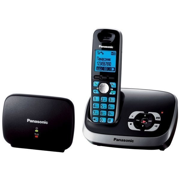Panasonic KX-TG6541RUB, беспроводной DECT телефон (черный)