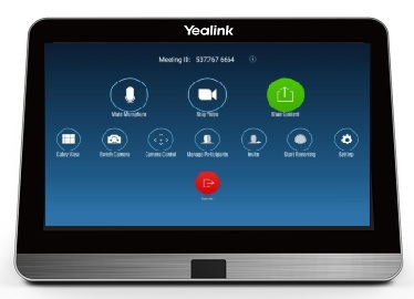 Yealink MTouch II, сенсорная панель управления видеотерминалов Microsoft Room и Zoom Room