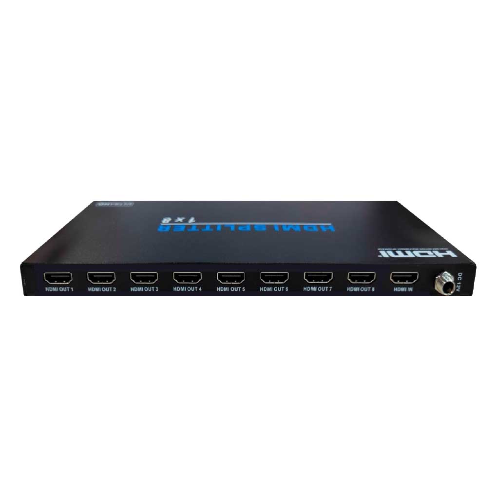 Uniview VD0108-UH, hdmi-сплиттер 1 в 8 черный