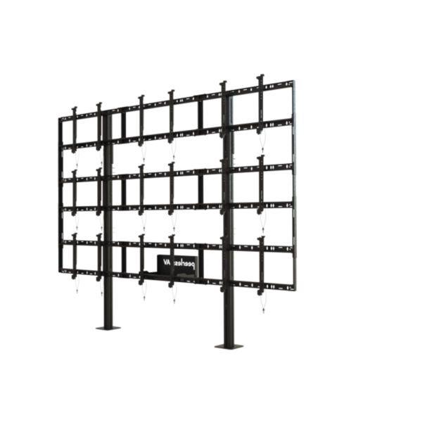 Стационарная стойка для видеостены Peerless-AV DS-S555-3X3 для создания конфигурации 3х3 для 46-55", VESA до 600х400, суммарно до 409 кг